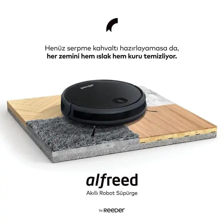 Reeder Alfreed Robot Süpürge: Akıllı Temizlik Çözümünde Yenilikçi Bir Adım
