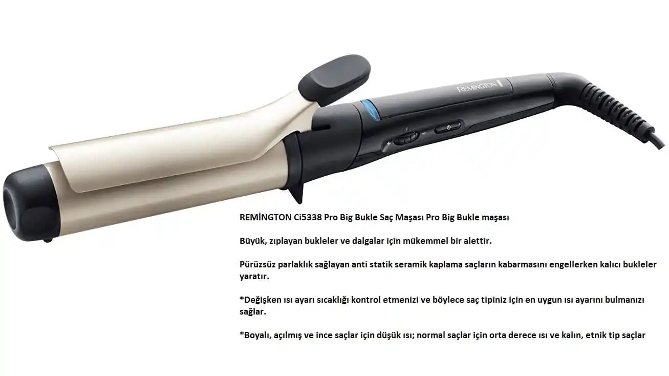 Remington Kalın Maşa ile Hacimli ve Doğal Bukleler Yaratmanın En İyi Yolları