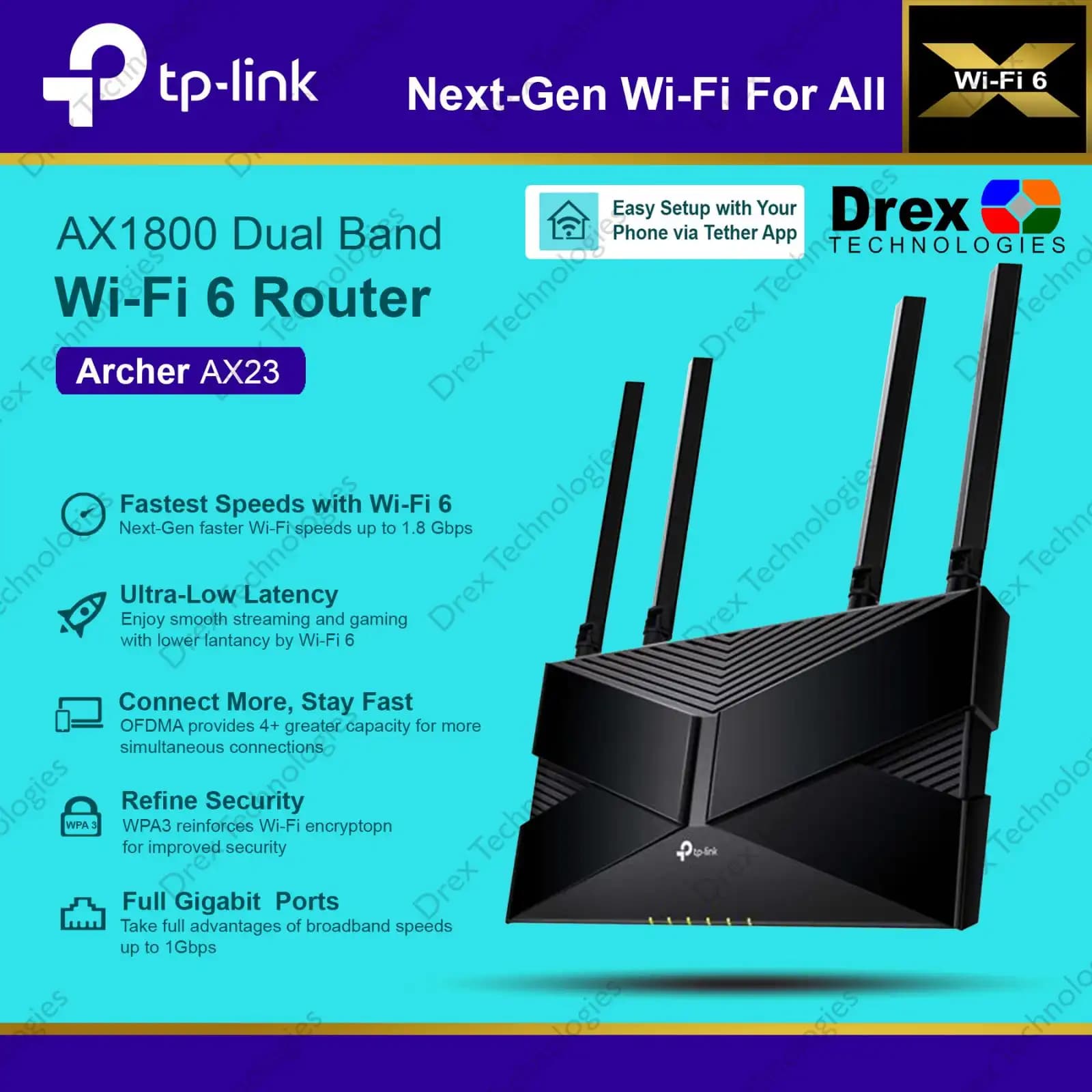 TP-LINK Archer AX23 Wi-Fi 6 Kablosuz Yönlendirici İnceleme ve Özellikler