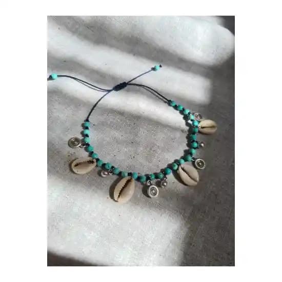 Doğal Taş ve Deniz Kabuklu Halhal Setleri: Estetik ve Doğallığın Buluşması