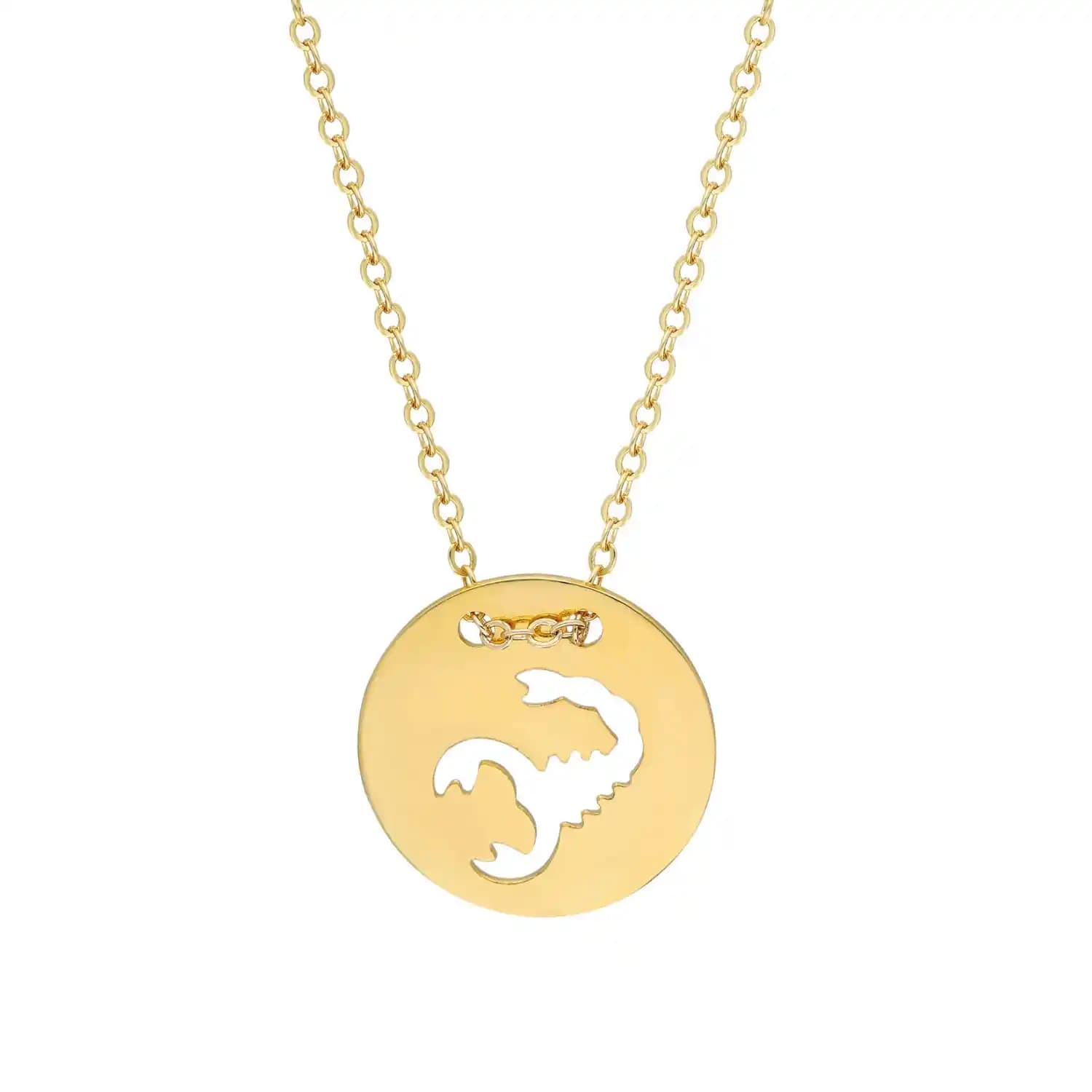 Kadınlar İçin Altın Rengi Akrep Burcu Kolye Tasarımları ve Anlamları