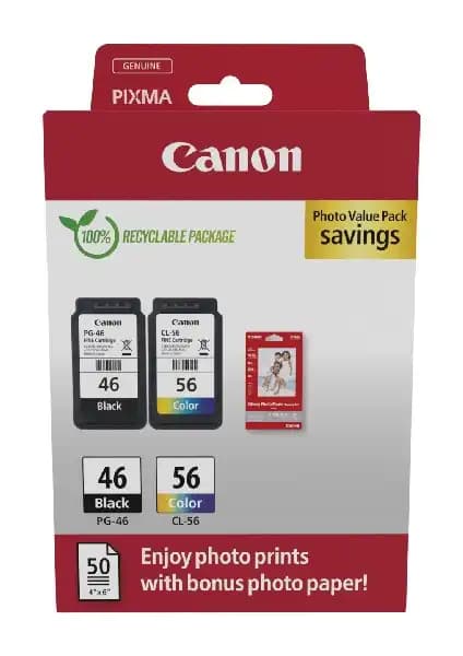 Canon PG-46/CL-56 ve Siyah/Renkli Kartuş Setleri Karşılaştırması 1