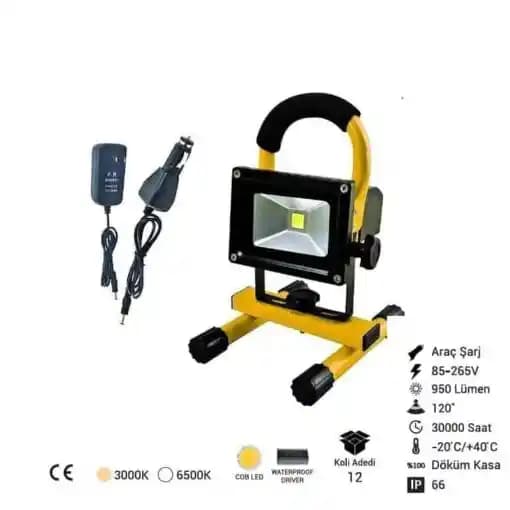 Şarjlı Projektörler: Taşınabilirlik ve Güç Bir Arada Modern Kullanım Çözümleri