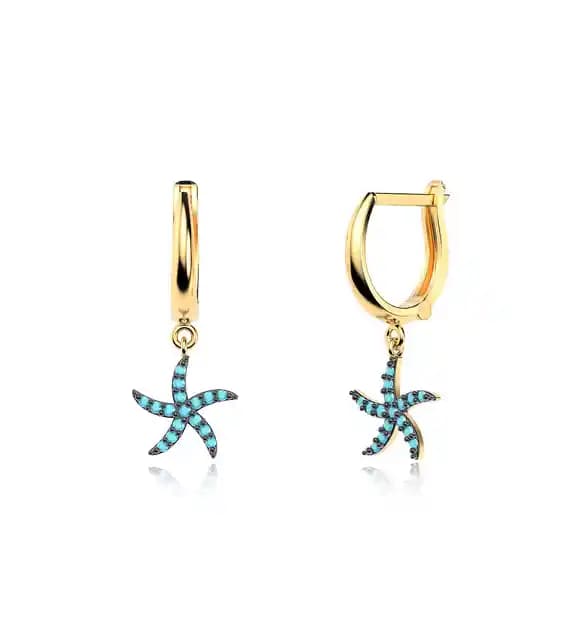 Küçük Turkuaz Taşlı Gümüş Küpe: Estetik ve Fonksiyonellik Sunan Zarif Takı Seçenekleri