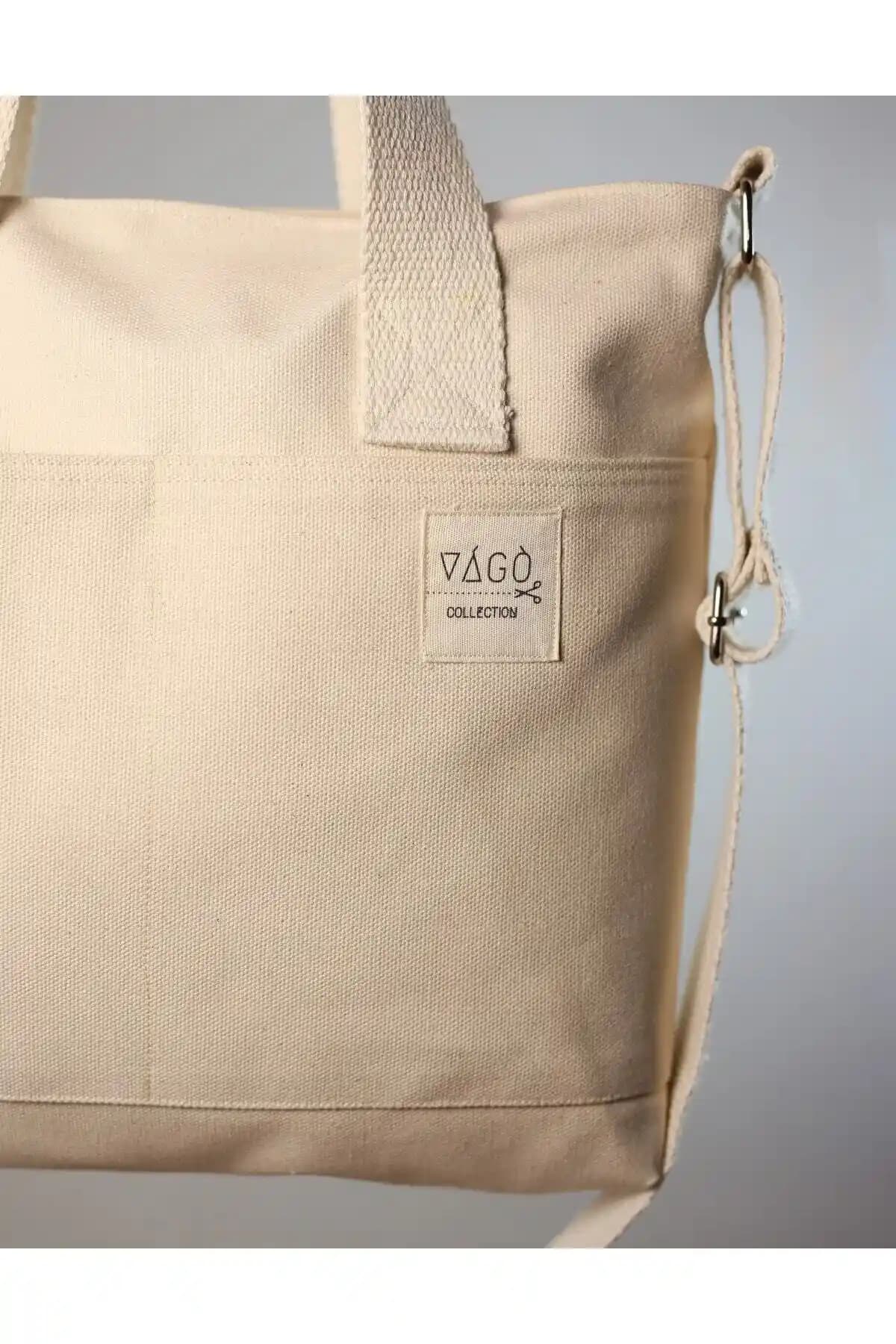 Vago Collection Ekokanvas Kumaş Çanta Doğal ve Şık Tasarımıyla Sürdürülebilir Moda Trendinde