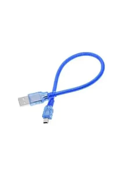 Arduino Nano 2.0 A to Mini USB 30cm Kablo: Yüksek Performanslı Elektronik Bağlantı Çözümü