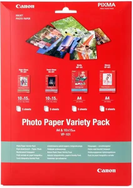 Canon VP-101 A4 ve 10x15 Paket Fotoğraf Kağıdı ile Yüksek Kaliteli Baskı Deneyimi