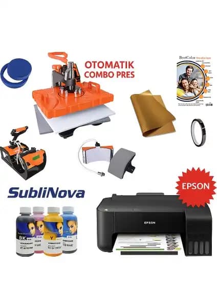 Epson Süblimasyon Combo Transfer Baskı Seti Profesyonel Çözüm ve Uygulama Alanları