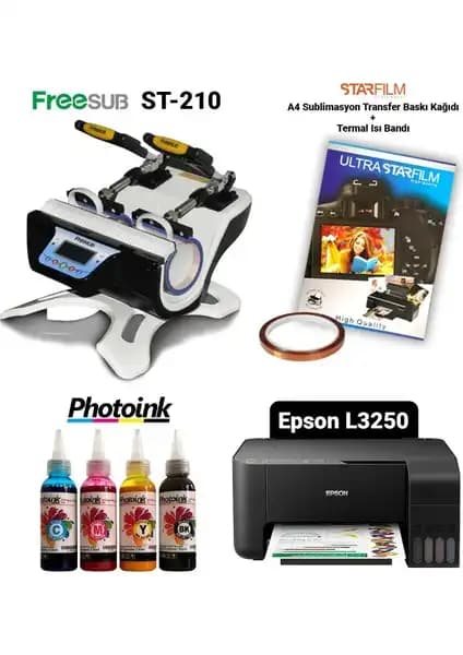 Epson Süblimasyon Kupa Transfer Baskı Seti: Yüksek Kalite ve Çok Yönlü Kullanım İmkanı