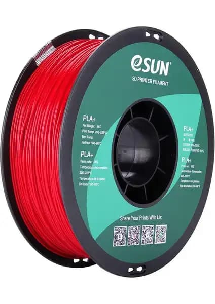 eSUN 1,75 mm PLA Plus Filament İncelemesi: Yüksek Kalite ve Parlak Baskı Performansı