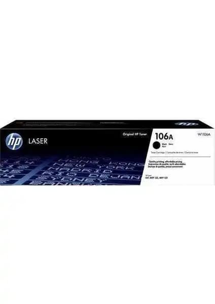 HP 106A Siyah Toner W1106A: Yüksek Kalite ve Uyumluluk Sağlayan Orijinal Toner