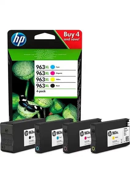 HP 963XL Mürekkep Kartuş Seti: Yüksek Kapasiteli ve Uyumlu Baskı Çözümü