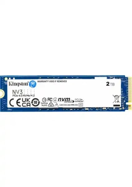 Kingston SNV3S/2000G 2TB M.2 NVMe SSD: Yüksek Hız ve Güvenilirlik Sunan Depolama Çözümü