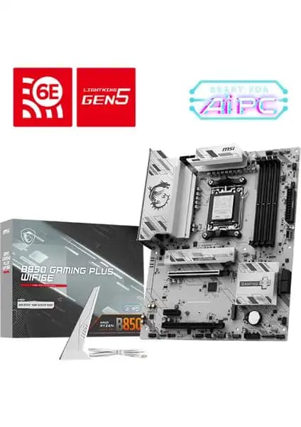 MSI B850 Gaming Plus WIFI6E Anakartı: Yüksek Performans ve Yenilikçi Teknolojiler