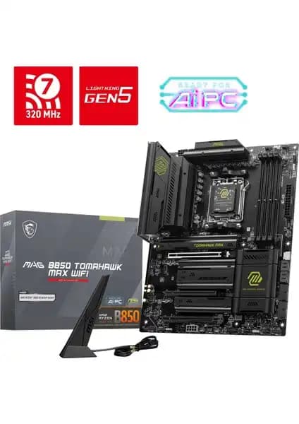 MSI MAG B850 TOMAHAWK MAX Anakart: Yüksek Performans ve Dayanıklılık Sunan En Güncel Model
