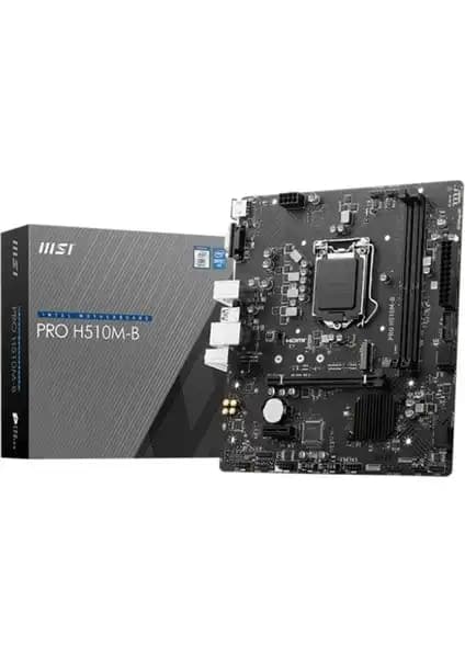 MSI Pro H510M-B Anakart: Yüksek Performans ve Çok Yönlülük Sunan Güvenilir Anakart
