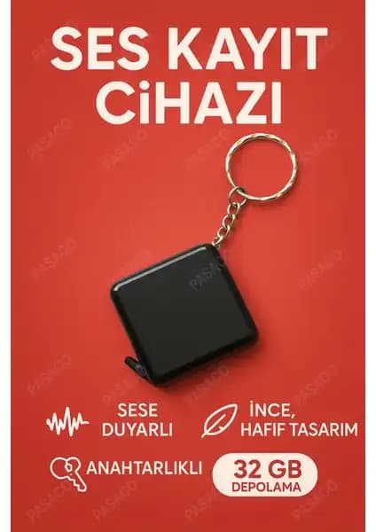 Pasaco Anahtarlıklı Profesyonel Ses Kayıt Cihazı İnceleme ve Özellikleri