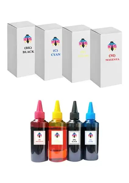 PowPrint Çok Yönlü ve Uyumlu Canon PGİ-5-CLI-8 Mürekkep Seti 4 Renkli 400 ml
