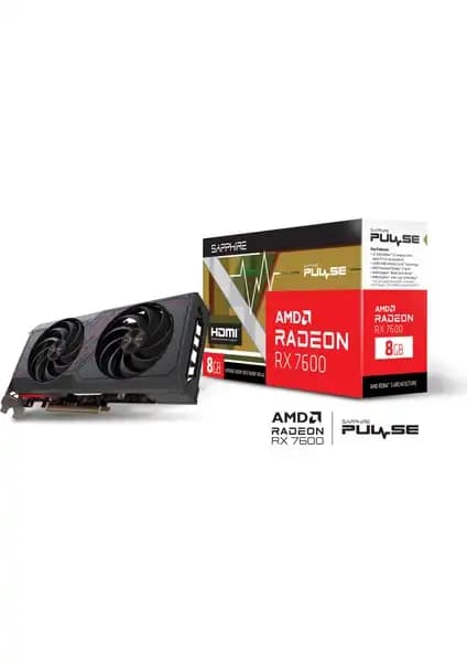 Sapphire Sapphıre AMD Radeon RX 7600 Pulse 8GB: Yüksek Performanslı ve Güçlü Grafik Kartı