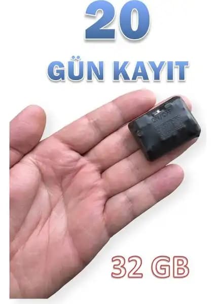 Teknospy 20 Gün Şarj Süresi ile Güçlü ve Taşınabilir Ses Kayıt Cihazı