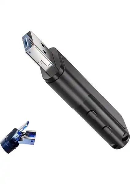 Tokurtech Premium Ses Sensörlü 32 GB USB Kayıt Cihazı Güvenilir ve Pratik Ses Kaydı Çözümü