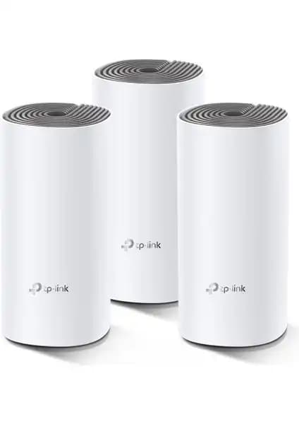 TP-Link Deco E4 3'lü Mesh Wi-Fi Sistemi Geniş Kapsama ve Yüksek Hız Sağlar