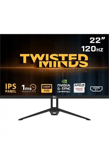 Twisted Minds 22 inçlik monitör: Yüksek Performans ve Gelişmiş Görüntü Kalitesi