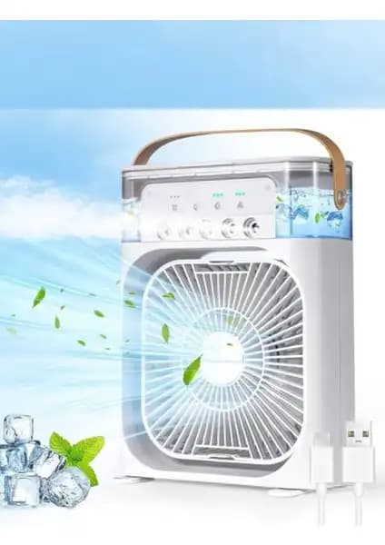 Blackbird Mini Fan Beyaz Buzlu Vantilatör ile Etkili ve Taşınabilir Serinlik Çözümü