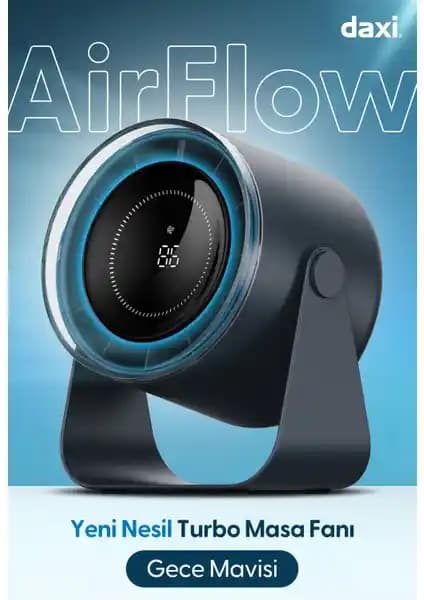 Daxi Airflowi AF02 ve Moen Şarjlı Turbo Masa Fanı Karşılaştırması: Hangi Fan Sizin İçin Uygun