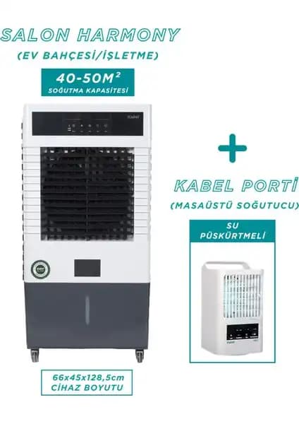 Kabel Salon Harmony Hava Soğutucu ve Porti ile Ekonomik ve Taşınabilir Serinlik Çözümleri