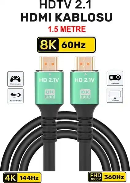 Maxgo 3117 HDMI 2.1 Kablosu ile Yüksek Çözünürlük ve Hızın Yeni Seviyesi