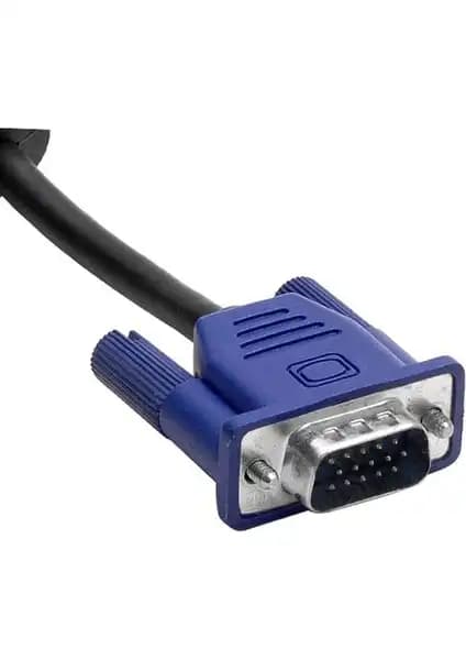 Powermaster VGA Kablo 15 Pin Erkek Erkek 15 Metre Yüksek Kalite Görüntü Aktarımı