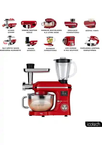 Icotech SM50 ve Robx SR50 Mutfak Robotları Karşılaştırması: Performans ve Çok Fonksiyonellik Analizi