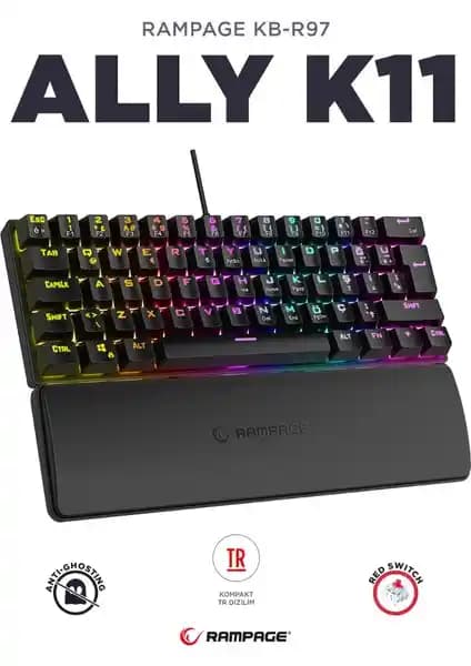 Rampage K11 Karşılaştırması: Siyah Mekanik Klavyelerin Özellikleri ve Kullanıcı Yorumları