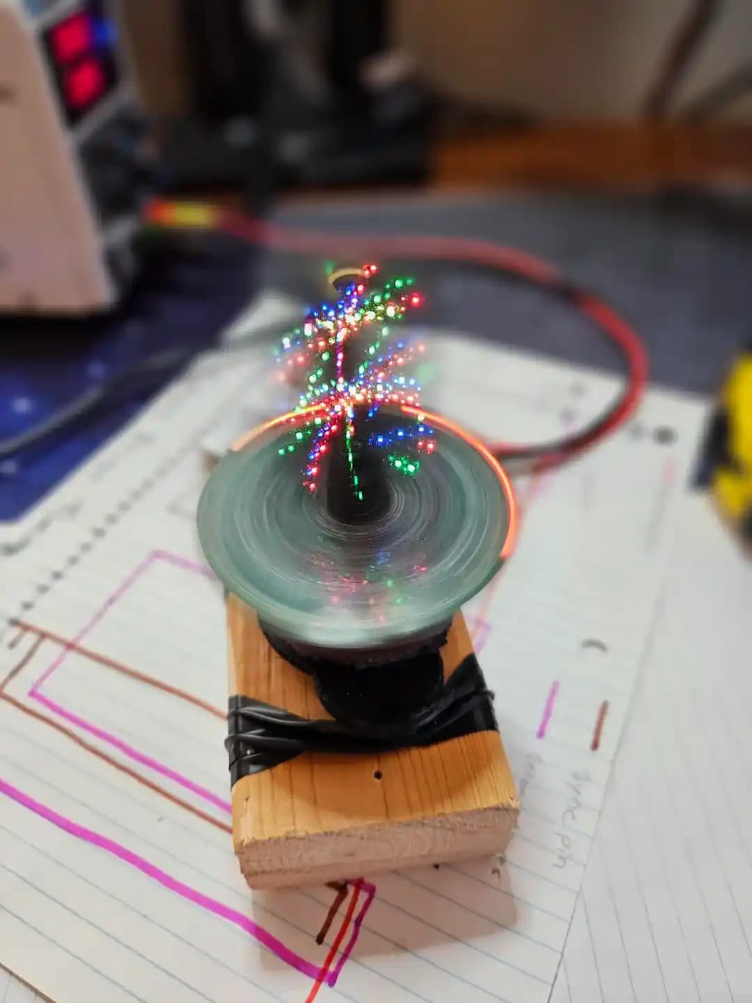 Dönen LED Ekran Teknolojisi ve RP2040 Mikrodenetleyici ile Hacimsel Görüntüleme Sistemleri