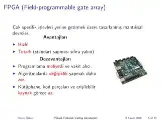 FPGA'larda Evrimsel Hesaplama Yöntemleri ve Donanım Tasarımındaki Yenilikler