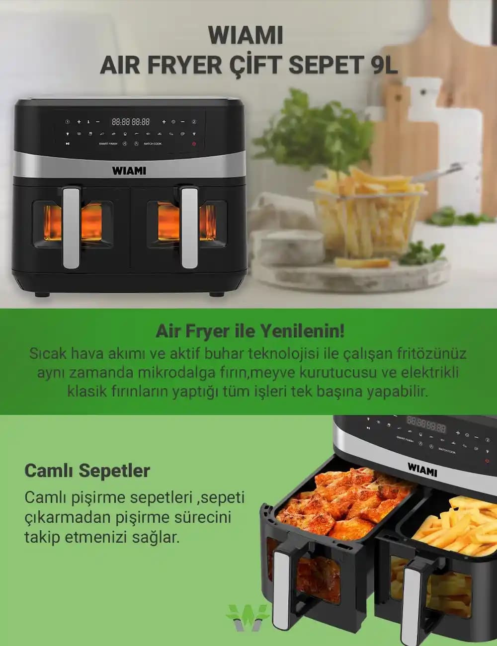 Sepet Tipi ve Toaster Fırın Tipi Hava Fritözlerin Avantajları ve Dezavantajları