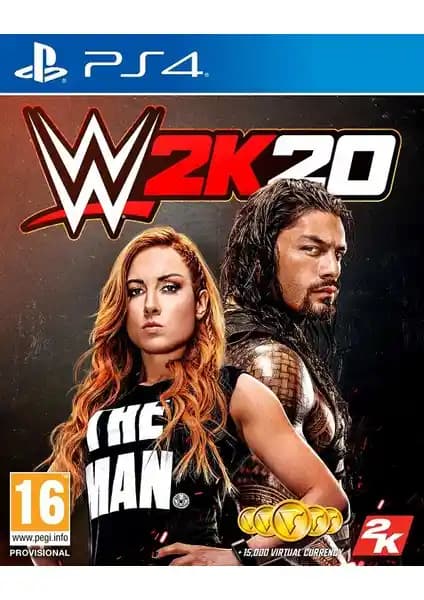 2K WWE 2K20 PS4 Dövüş ve Aksiyon Oyunu: Çok Oyunculu Modlar ve Gelişmiş İçeriklerle Efsanevi Deneyim