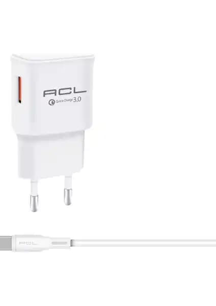 Acl AC-2 Type-C 3.0 Mah Şarj Aleti Seti: Hızlı ve Güvenilir Şarj Çözümü