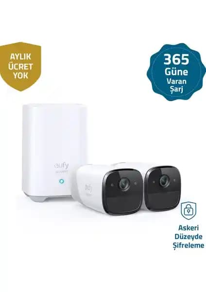 Anker Eufy Güvenlik Eufycam 2 Pro: Yüksek Çözünürlüklü Kablosuz Güvenlik Kamerası