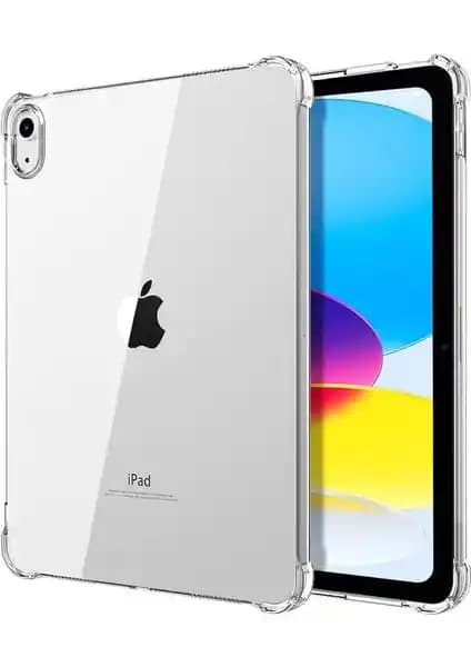 Apple iPad 10. Nesil 10.9 İnç 2022 Uyumlu Şeffaf Silikon Kılıfı Koruma Çözümü