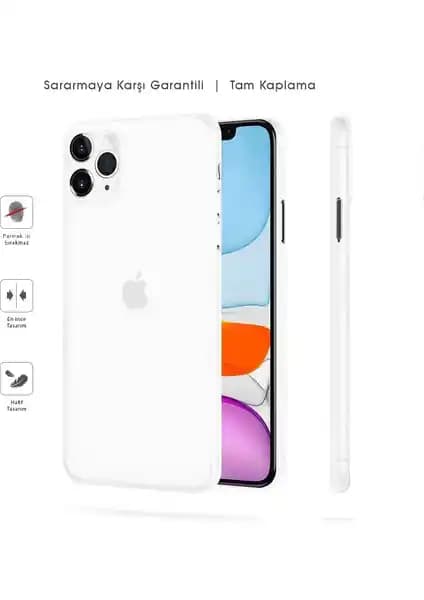 Apple iPhone 11 Pro Max için İnce ve Şık Mat Kılıf Koruma ve Estetik Birlikteliği