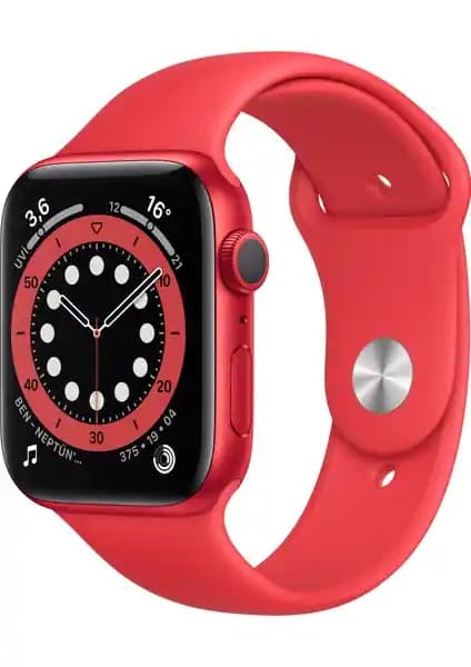 Apple Watch Series 6 44mm GPS (PRODUCT(RED)) Teknolojinin Şıklık ve Fonksiyonellik Birliği