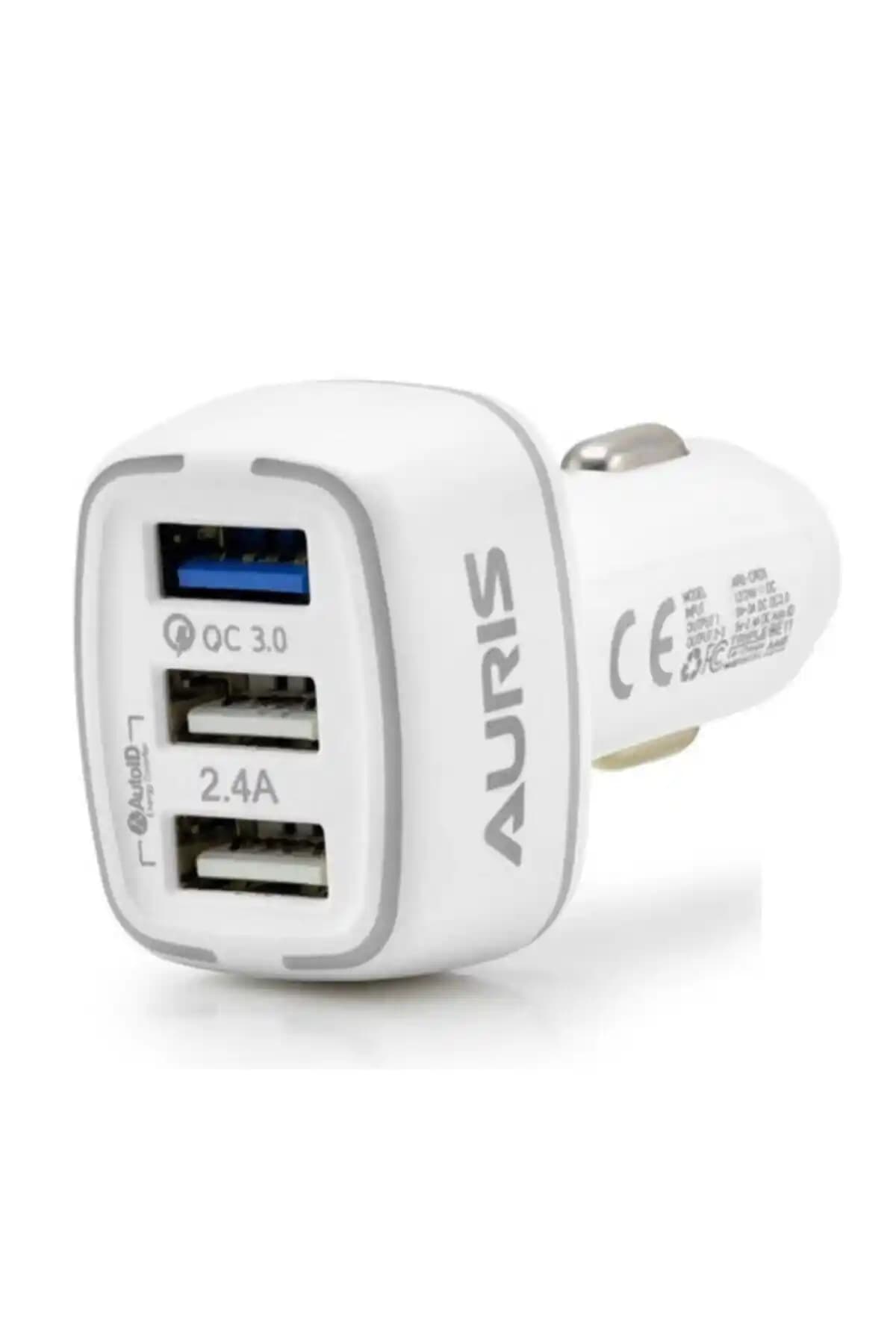 Auris Araç Şarj Cihazı: Hızlı ve Güvenilir Çoklu USB Portlu Şarj Çözümü