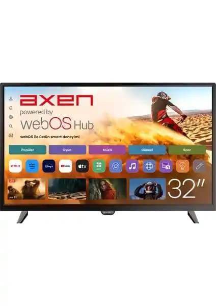 Axen AX32DAL540 32 İnç HD Ready Smart LED TV: Gelişmiş Özelliklerle Modern Ev Eğlencesi