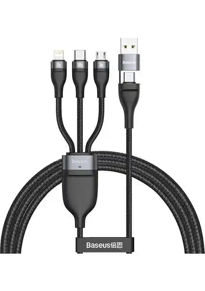 Baseus 5A Flash Serisi Çok Yönlü Hızlı Şarj Kablosu Güç ve Veri Transferinde Güvenilirlik
