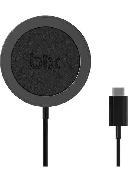 Bix BXMG15 Manyetik Kablosuz Şarj Cihazı: Hızlı ve Güvenilir Şarj Çözümü