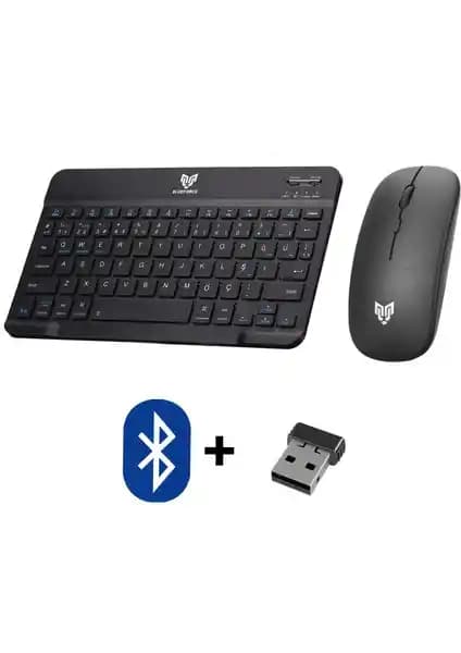 Blueforce Km-33 Kablosuz Bluetooth Klavye ve Mouse Seti: Modern ve Şık Tasarım