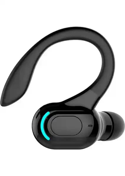 Easyde Kancalı Tek Kulak Bluetooth Kulaklık: Dayanıklı ve Uzun Pil Ömrü Sunan Modern Tasarım