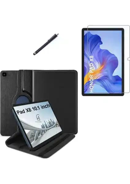Honor Pad X8 için 10,1 inçlik dayanıklı ve çok fonksiyonlu dönebilir tablet kılıfı ve seti